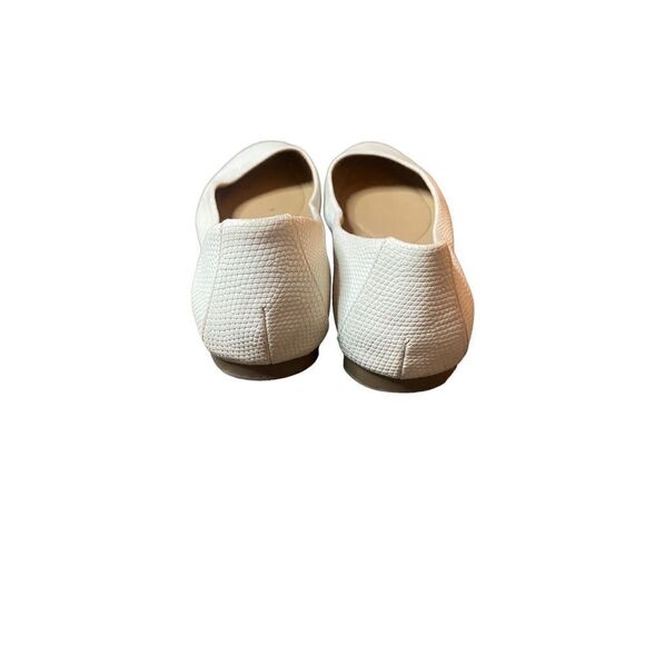 Alfani Cream Textured Vegan Leather Flats - Picture 8 of 11